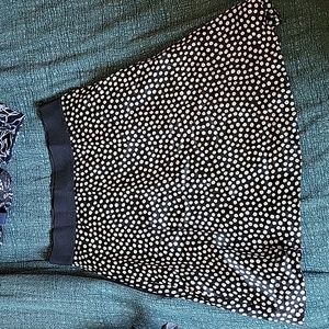 Kate Spade Silk Polka dot Skirt size 8